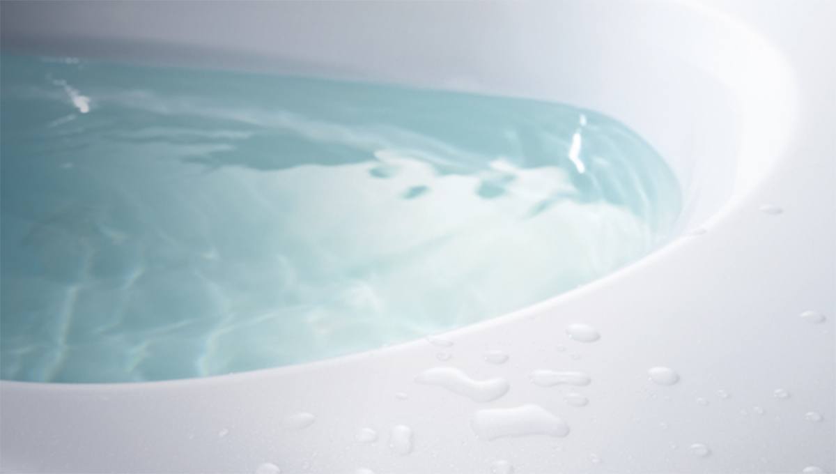 不易沾染污垢的始終保持乾淨浴缸