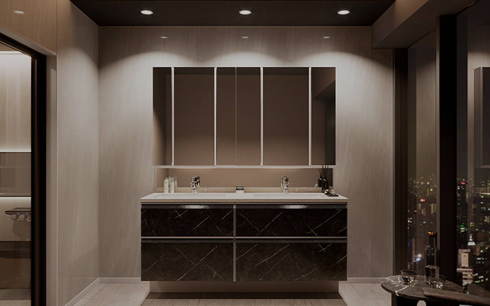 金刚福彩在线刮刮乐Washstand 洗面化妝櫃 始終熠熠生輝的洗面化妝櫃，讓毎一天都充滿愉悅